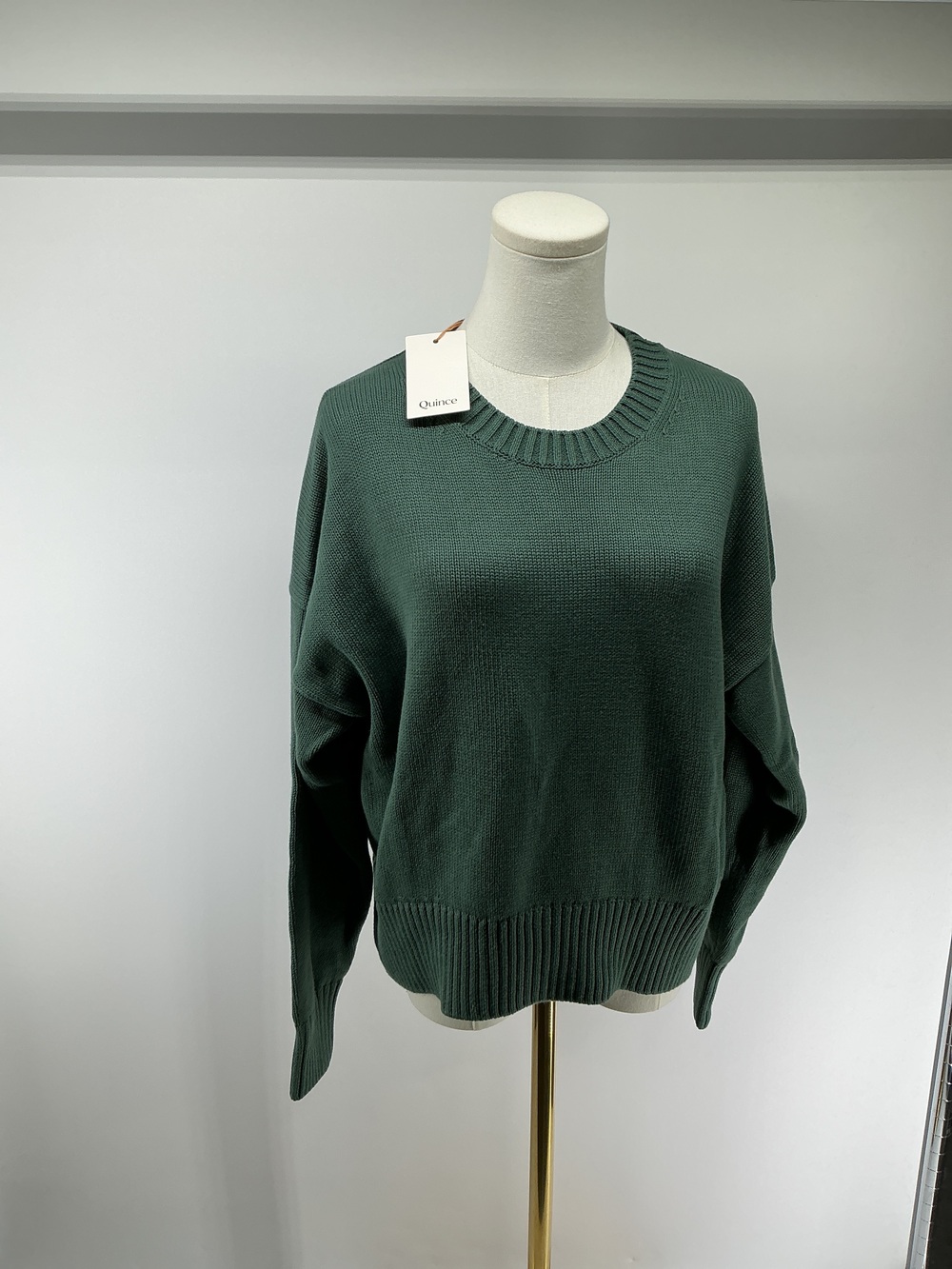 100% Organic Cotton Boyfriend Crew Sweater